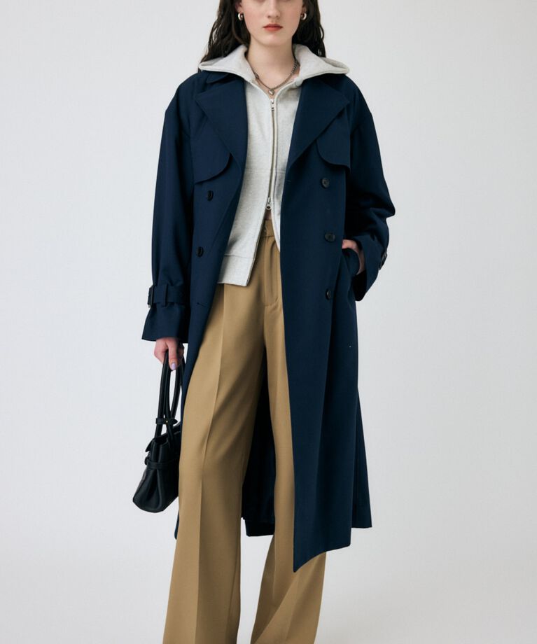 MOUSSY「LOOSE トレンチコート」|その他|NVY