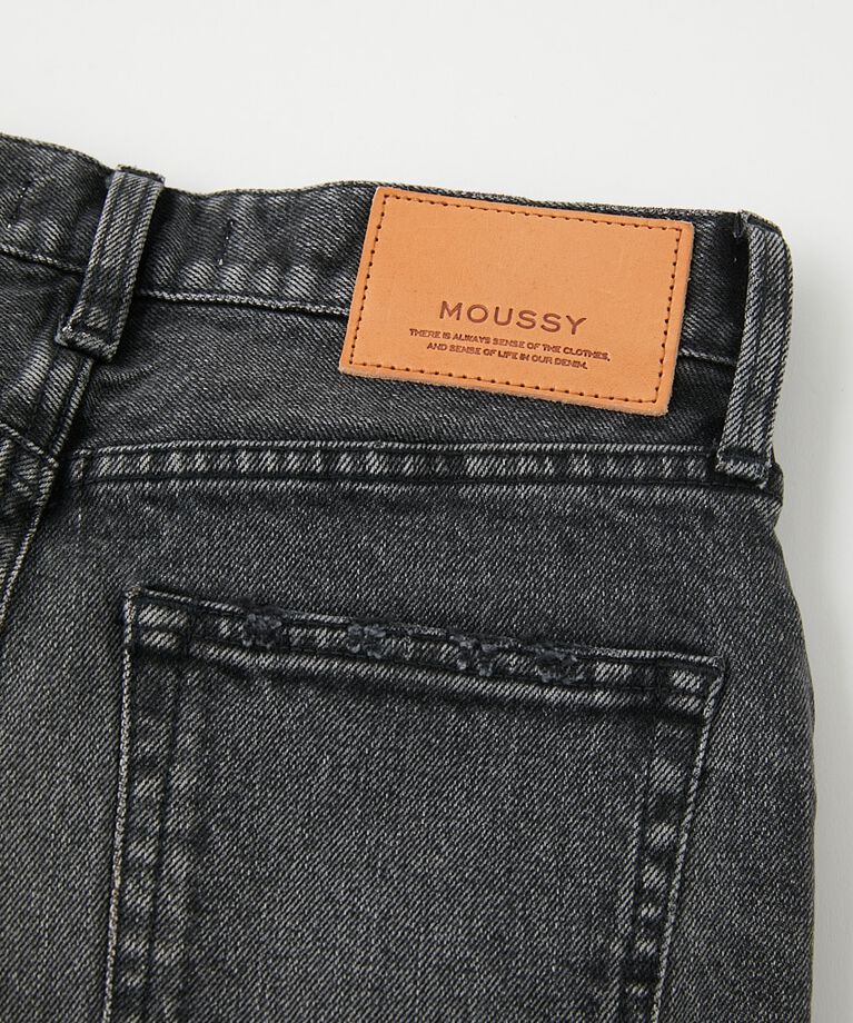 MOUSSY「MVS BLACK FLARE」|デニム|