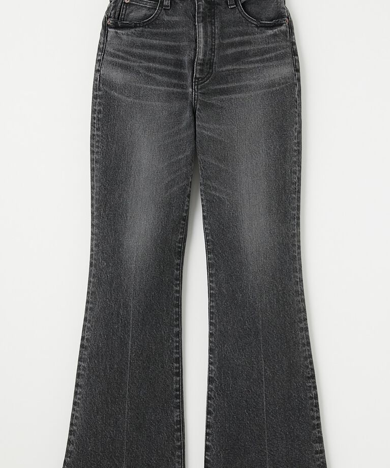 MOUSSY「MVS BLACK FLARE」|デニム|