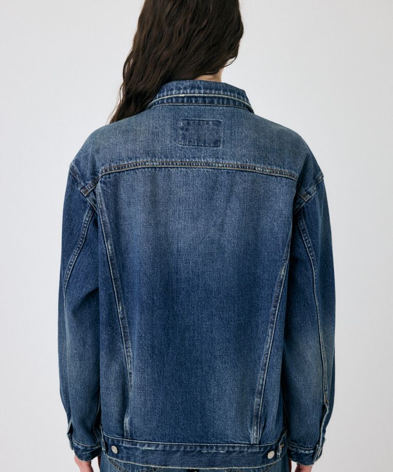 MOUSSY「OVERDYE デニムジャケット」|デニムジャケット|