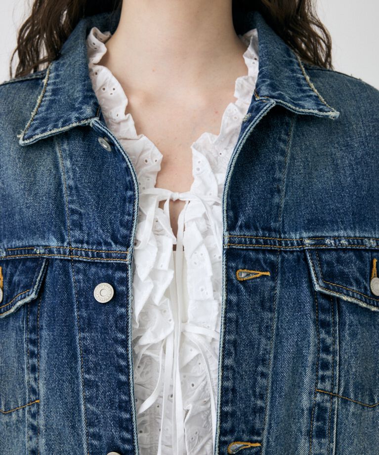 MOUSSY「OVERDYE デニムジャケット」|デニムジャケット|