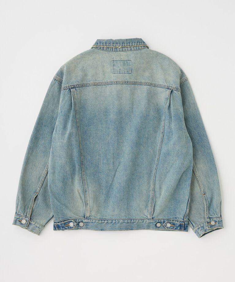 MOUSSY「OVERDYE デニムジャケット」|デニムジャケット|