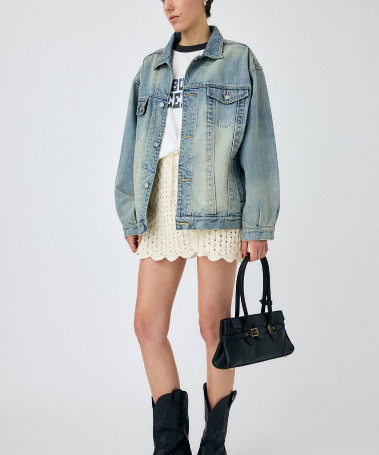 MOUSSY「OVERDYE デニムジャケット」|デニムジャケット|