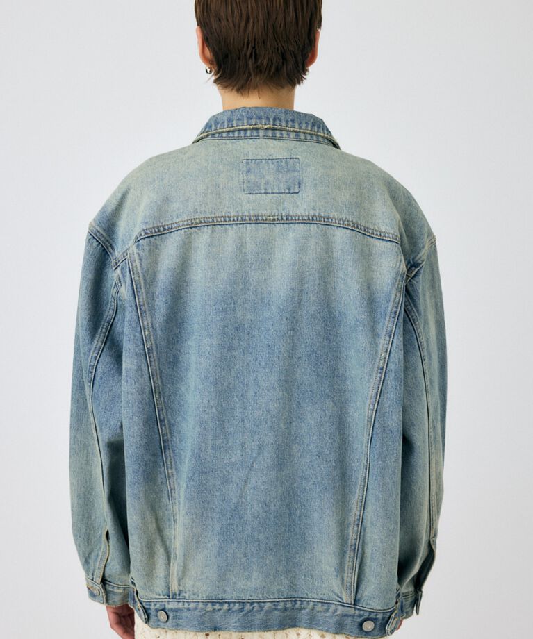 MOUSSY「OVERDYE デニムジャケット」|デニムジャケット|