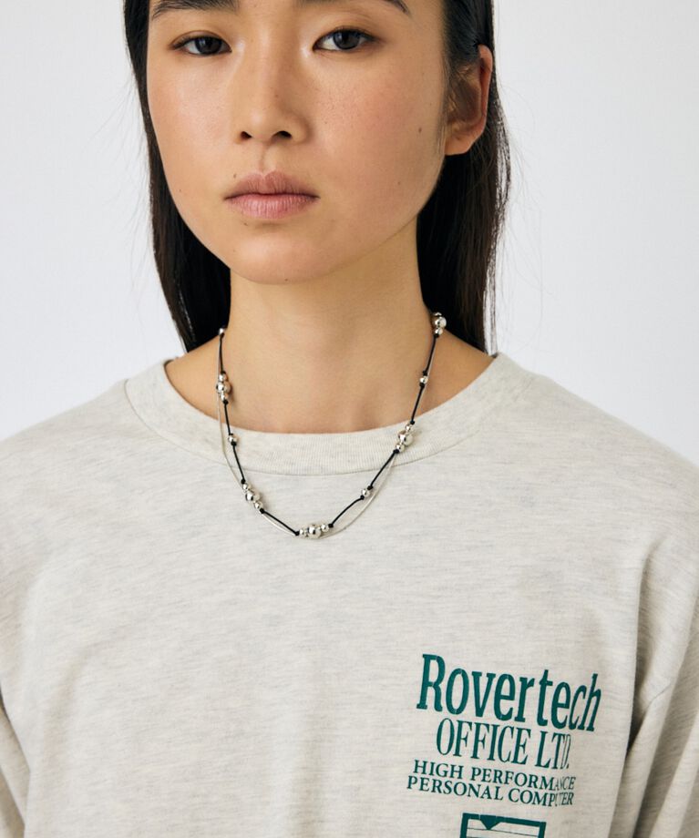 MOUSSY「CORD & CHAIN ネックレス」|ネックレス|