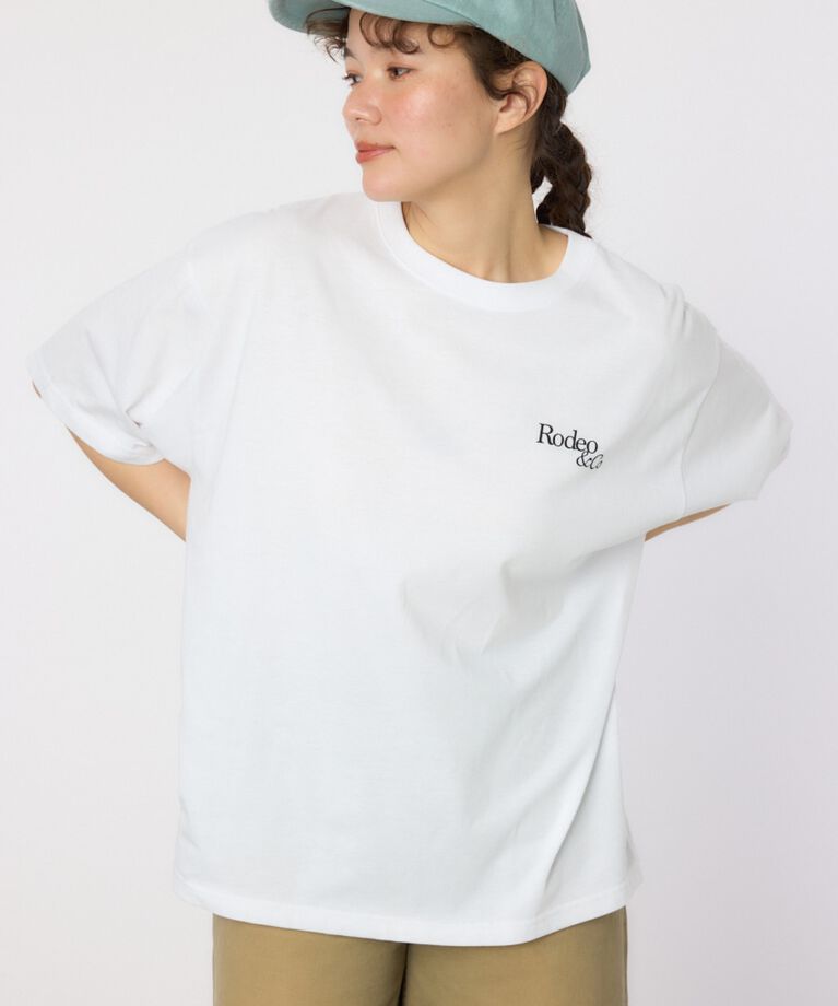 RODEO CROWNS「Flower Logo Embroidery Tシャツ」|Tシャツ・カットソー|