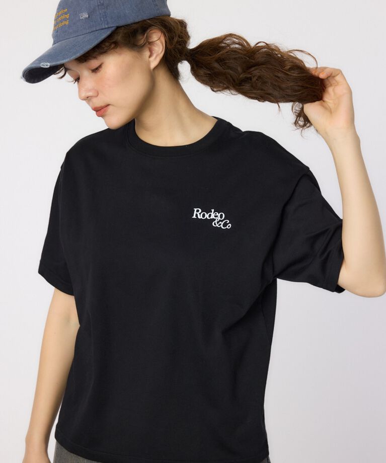 RODEO CROWNS「Flower Logo Embroidery Tシャツ」|Tシャツ・カットソー|