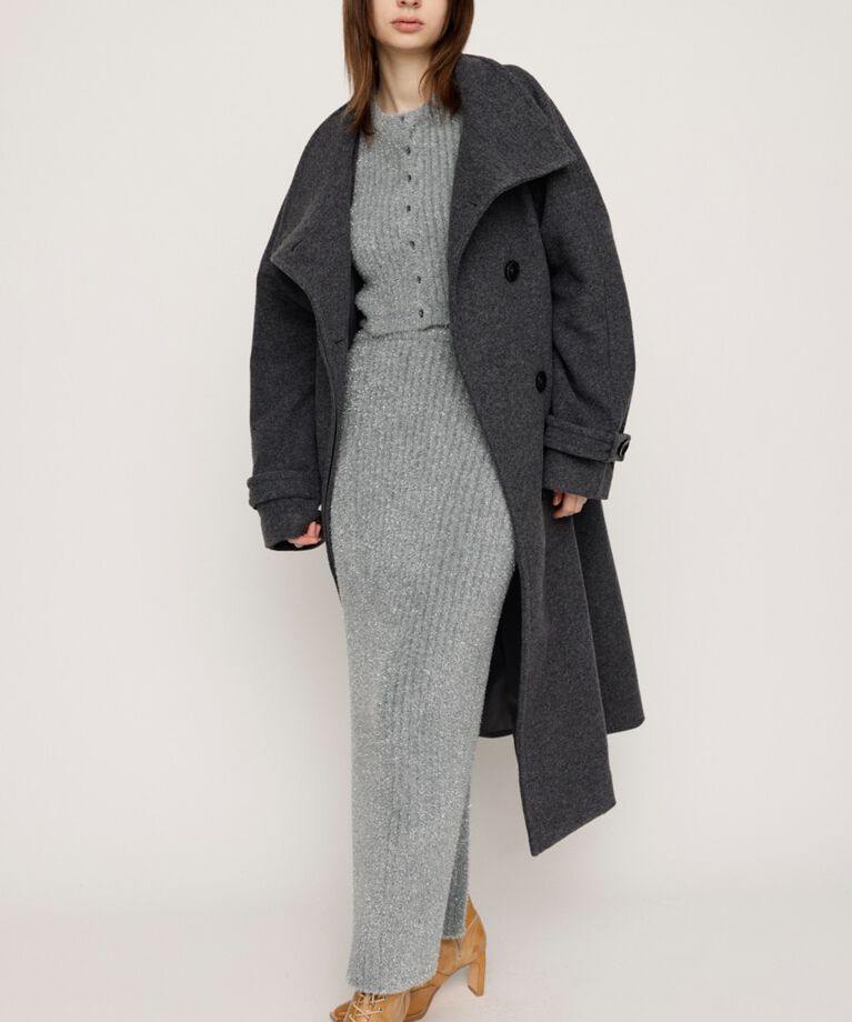 SLY「GLITTER KNIT ロングスカート」|スカート|