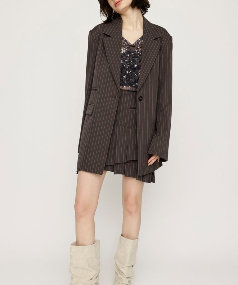 SLY「RANDOM HEM PLEATS ショートスカート」|スカート|