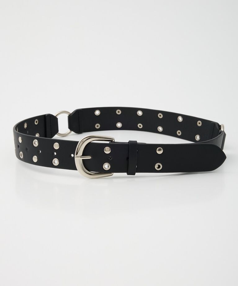 SLY「RING STUDS ベルト」|ベルト|BLK