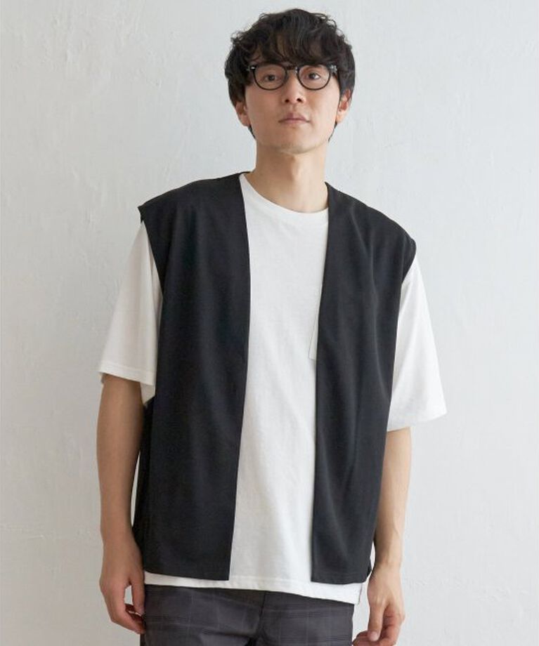 ikka「【2点セット】ジョーゼットジレインナーセット」|Tシャツ・カットソー|