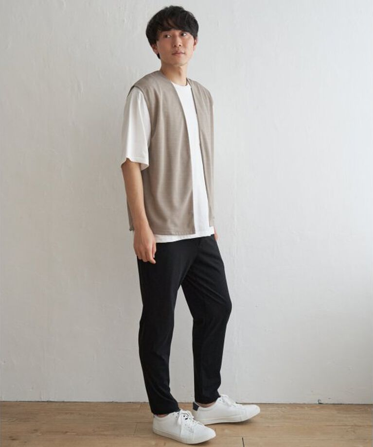 ikka「【2点セット】ジョーゼットジレインナーセット」|Tシャツ・カットソー|