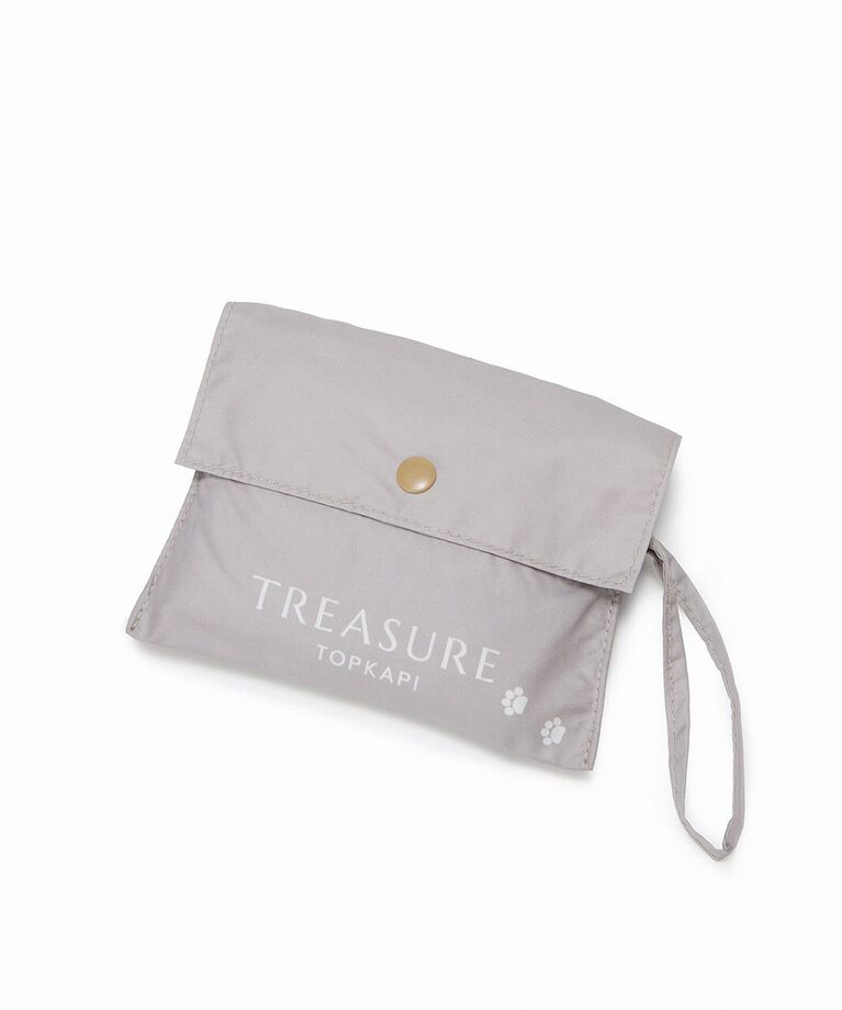 TOPKAPI TREASURE「【TREASURE TOPKAPI】ポケッタブル 猫 プリント エコバッグ」|トートバッグ|