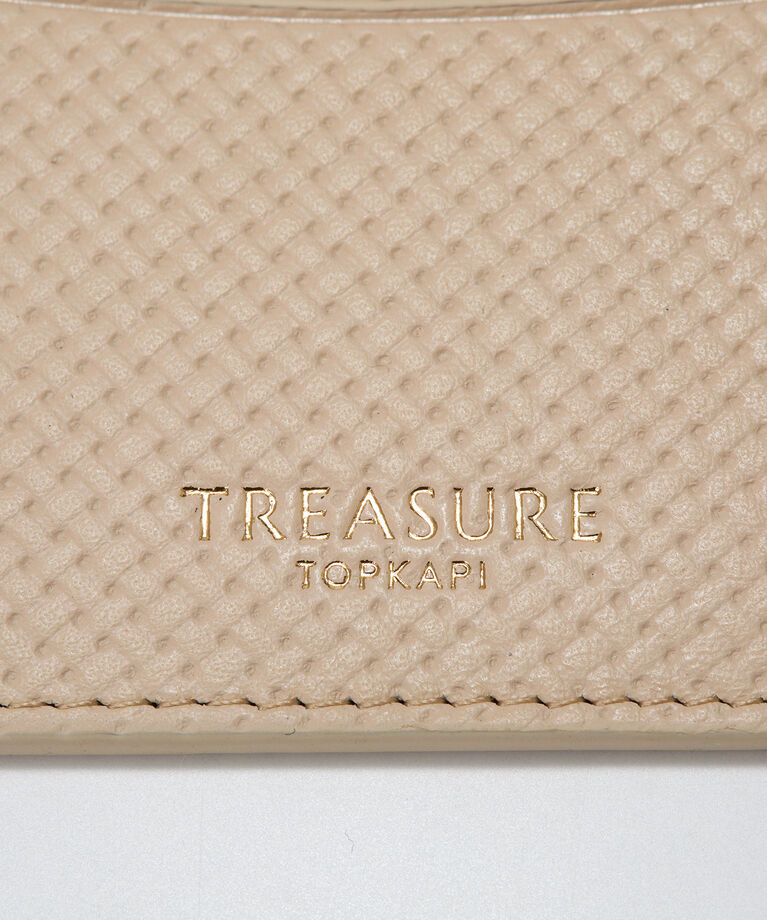 TOPKAPI BREATH「【TREASURE TOPKAPI】クロスエンボス レザー パスケース」|その他|