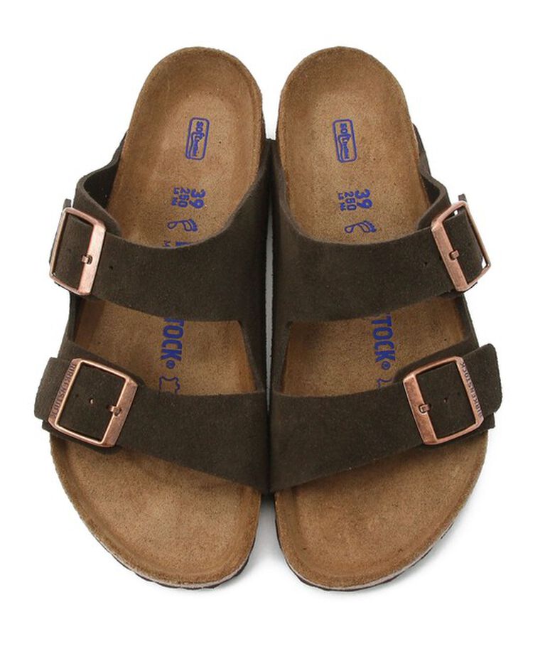 BIRKENSTOCK「【ビルケンシュトック】アリゾナ ソフトフットベッド/モカ スエード/サンダル メンズ レディース」|サンダル|