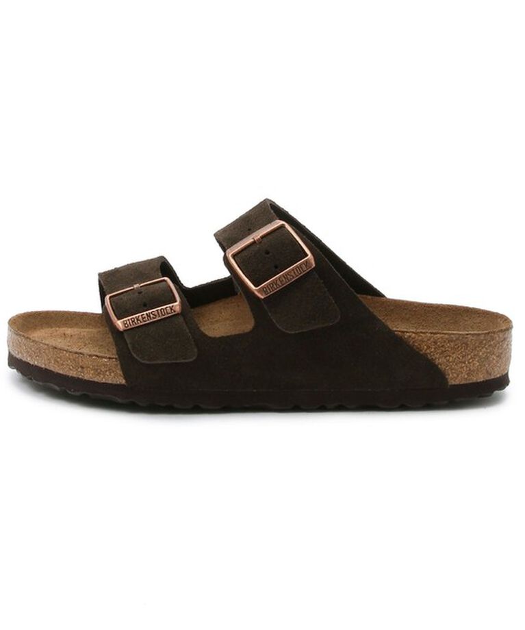 BIRKENSTOCK「【ビルケンシュトック】アリゾナ ソフトフットベッド/モカ スエード/サンダル メンズ レディース」|サンダル|