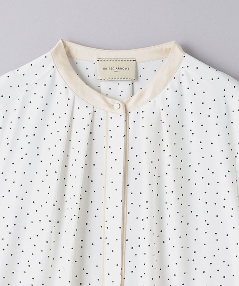 UNITED ARROWS「バイカラーパイピング ショートスリーブ ブラウス」|シャツ・ブラウス|