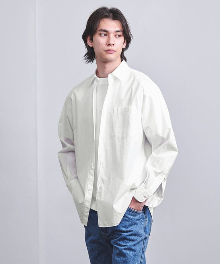 UNITED ARROWS「カリビアーナミルズ ポプリン レギュラーカラーシャツ」|シャツ・ブラウス|