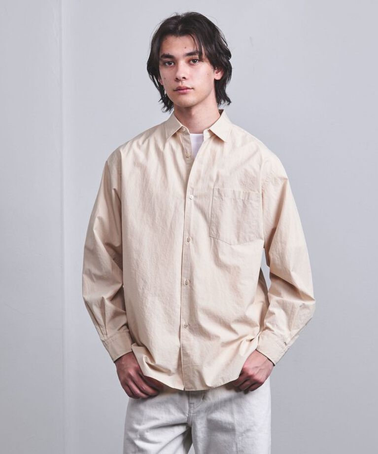 UNITED ARROWS「カリビアーナミルズ ポプリン レギュラーカラーシャツ」|シャツ・ブラウス|