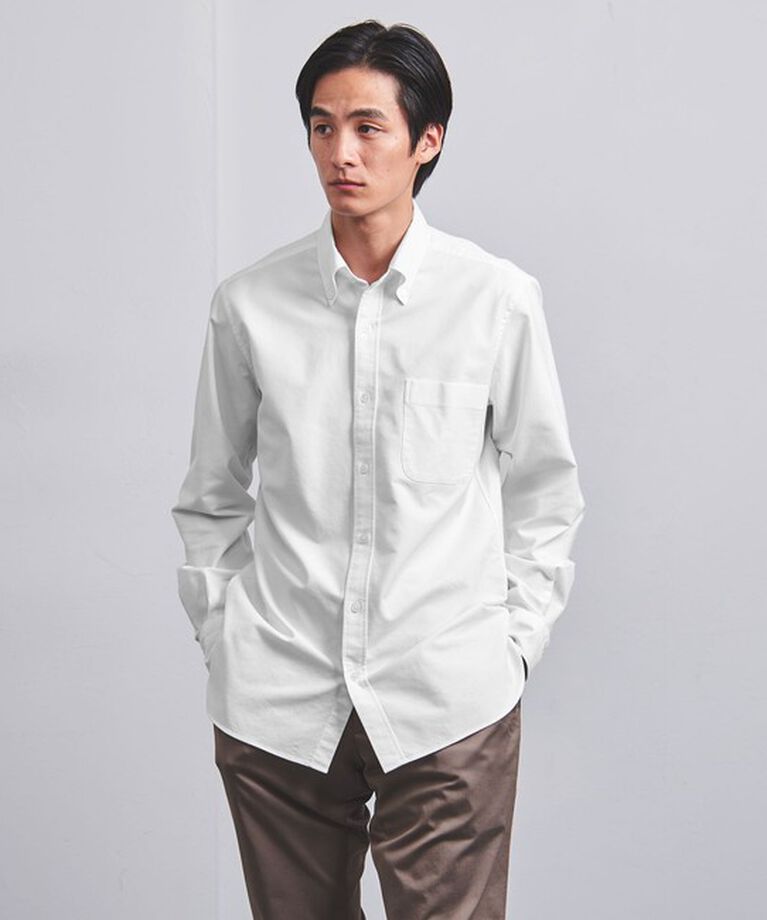 UNITED ARROWS「オーガニック コットン オックスフォード ボタンダウン シャツ」|シャツ・ブラウス|