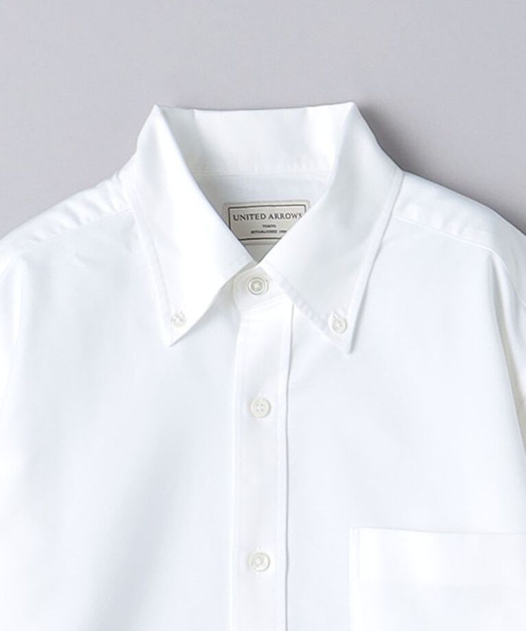 UNITED ARROWS「オーガニック コットン オックスフォード ボタンダウン シャツ」|シャツ・ブラウス|