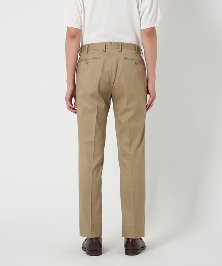 UNITED ARROWS「クールモーション ツイル ノープリーツ スラックス COMFORT EASY ーMODEL‐接触冷感・吸水速乾・ストレッチ」|スラックス|