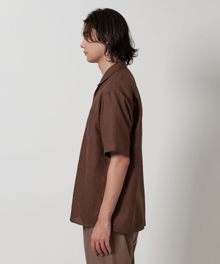UNITED ARROWS「ツイル オープンカラー ショートスリーブシャツ」|シャツ・ブラウス|