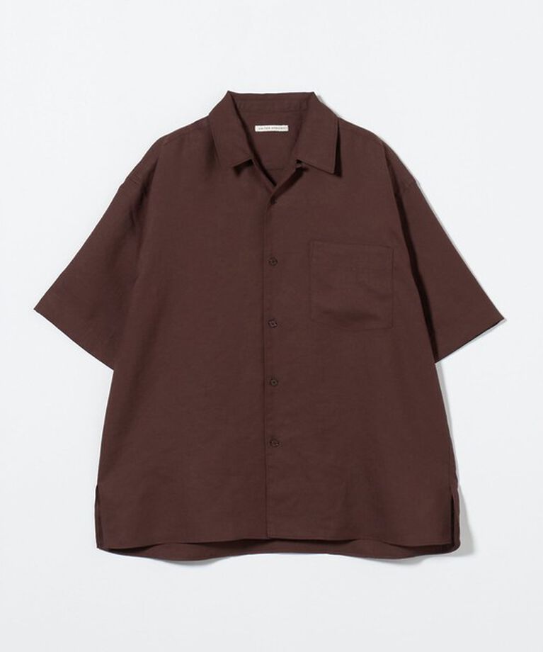 UNITED ARROWS「ツイル オープンカラー ショートスリーブシャツ」|シャツ・ブラウス|