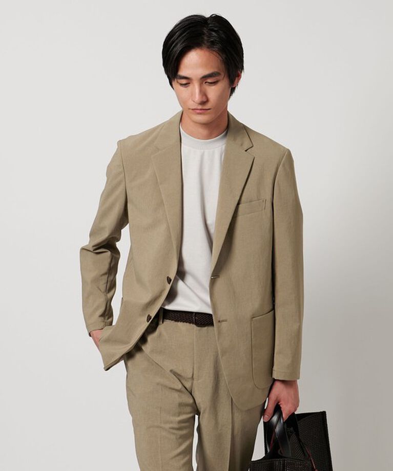 UNITED ARROWS「ポリエステル/T＆T シングル２ボタンジャケット UA COZY ―ウォッシャブル・ストレッチ・防しわ（着用しわ」|スーツ|
