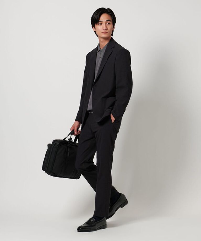 UNITED ARROWS「ライトサッカー ノープリーツ スラックス UA COZY  ―ウォッシャブル・２WAYストレッチ―」|スーツ|