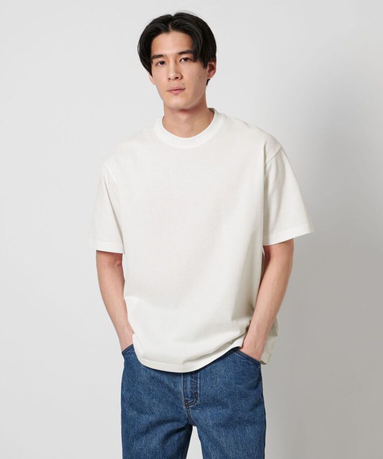 UNITED ARROWS「タック ジャージ Tシャツ」|Tシャツ・カットソー|WHITE