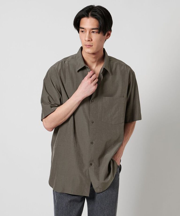 UNITED ARROWS「ドレープ ショートスリーブシャツ」|シャツ・ブラウス|
