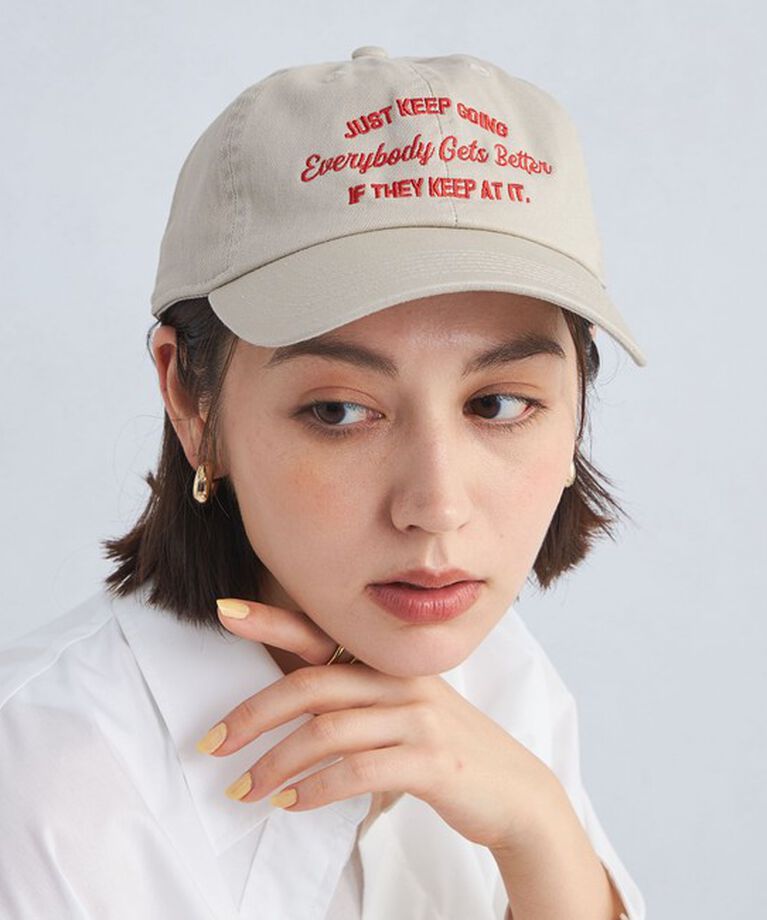 UNITED ARROWS green label relaxing「メッセージ ロゴキャップ / CAP」|キャップ・キャスケット|