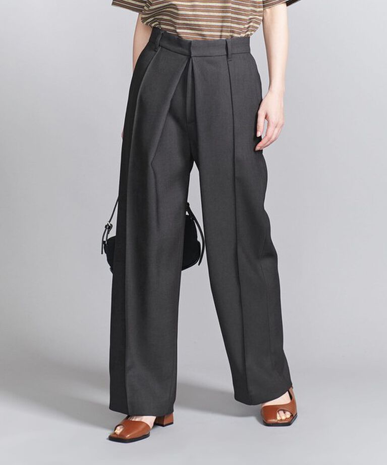 BEAUTY&YOUTH UNITED ARROWS「フロントタック ワイドパンツ」|チノ|その他1