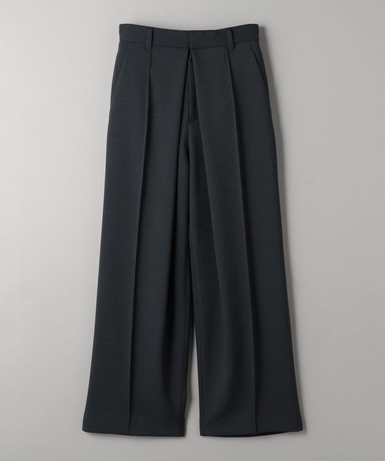 BEAUTY&YOUTH UNITED ARROWS「フロントタック ワイドパンツ」|チノ|