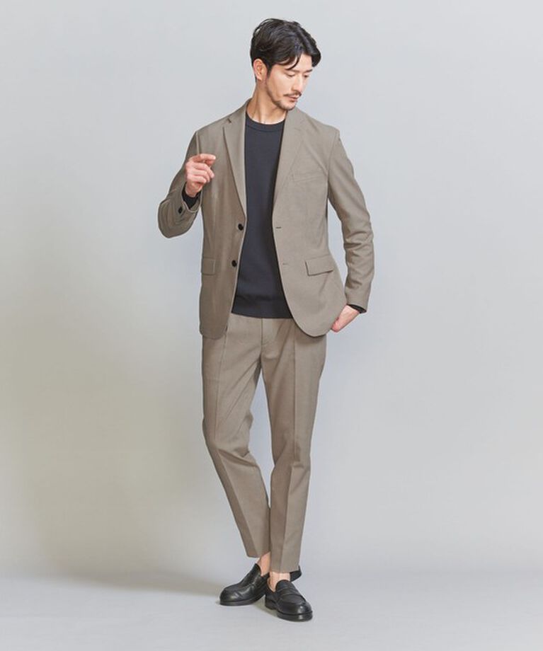 BEAUTY&YOUTH UNITED ARROWS「【WEB限定 WARDROBE SMART】ライト オックスフォード セットアップ/ジャケット＆イージーパンツ」|スーツ|