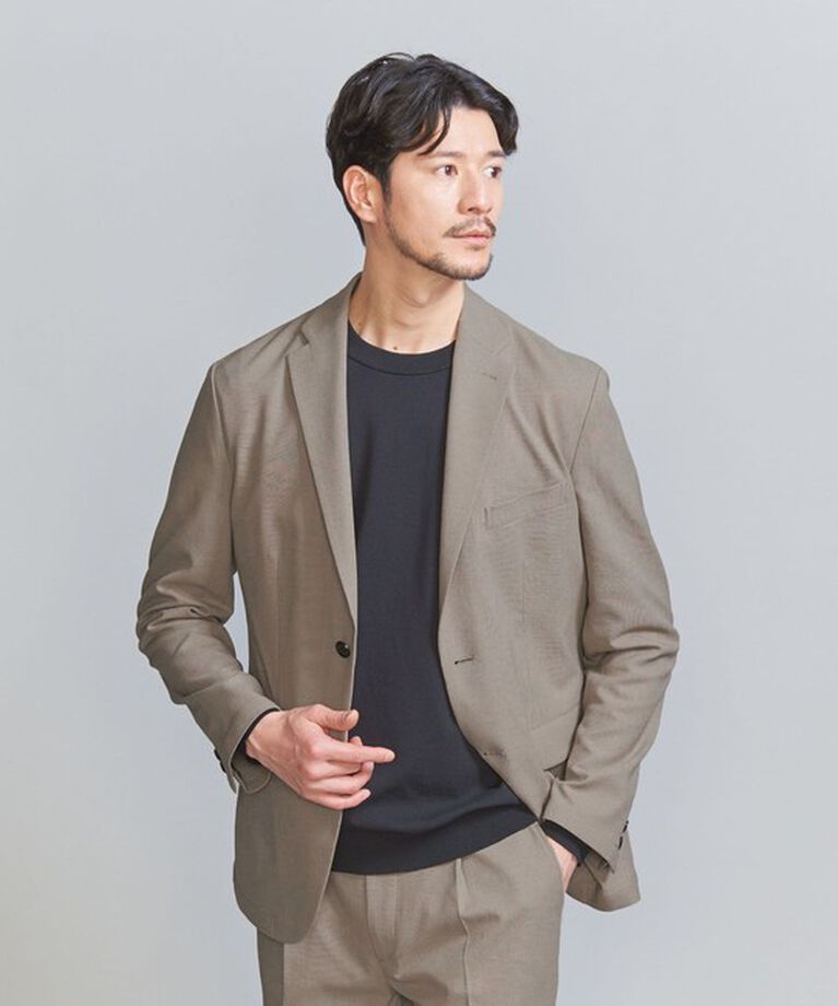 BEAUTY&YOUTH UNITED ARROWS「【WEB限定 WARDROBE SMART】ライト オックスフォード セットアップ/ジャケット＆イージーパンツ」|スーツ|