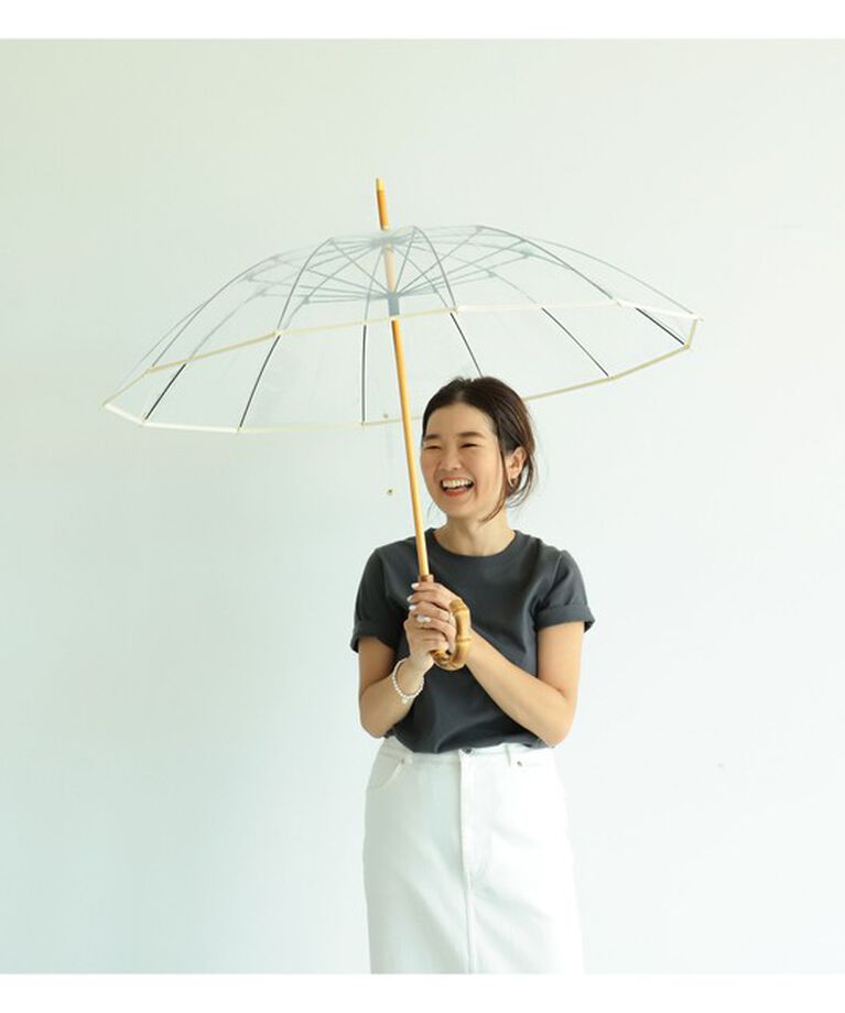 Demi-Luxe BEAMS 「Traditional Weatherwear / バンブー ビニール傘」|傘|