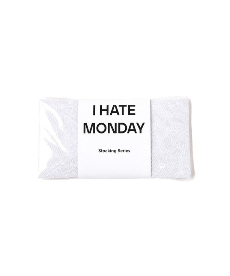 Ray BEAMS 「【WEB限定】I Hate Monday / flower lace ストッキング white」|タイツ・ストッキング|WHITE