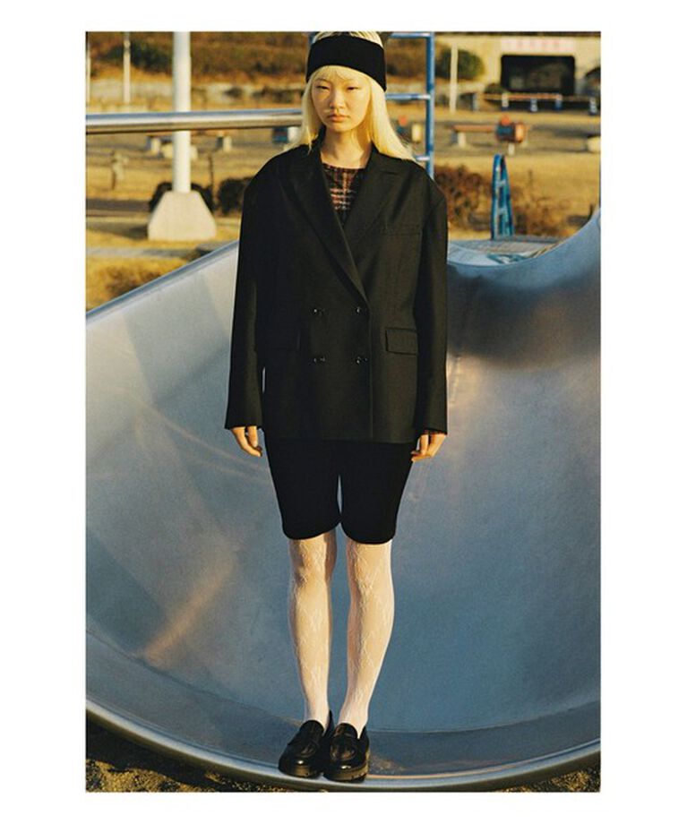 Ray BEAMS 「【WEB限定】I Hate Monday / flower lace ストッキング white」|タイツ・ストッキング|