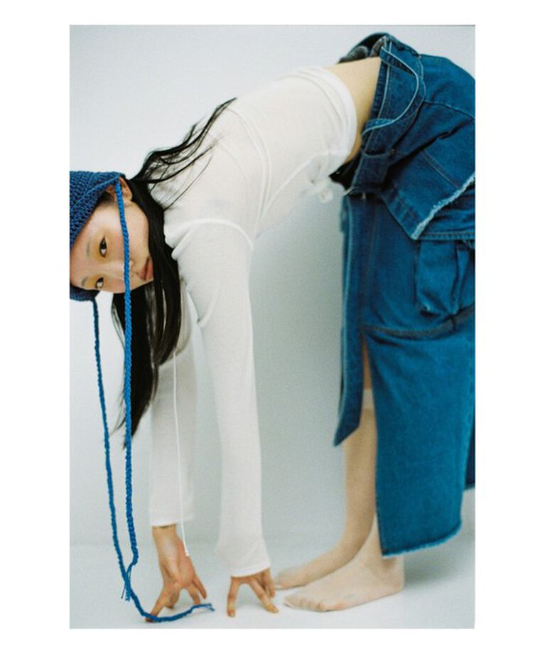 Ray BEAMS 「テレコ リブ クルーネック トップス」|Tシャツ・カットソー|