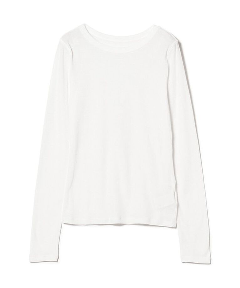 Ray BEAMS 「テレコ リブ クルーネック トップス」|Tシャツ・カットソー|