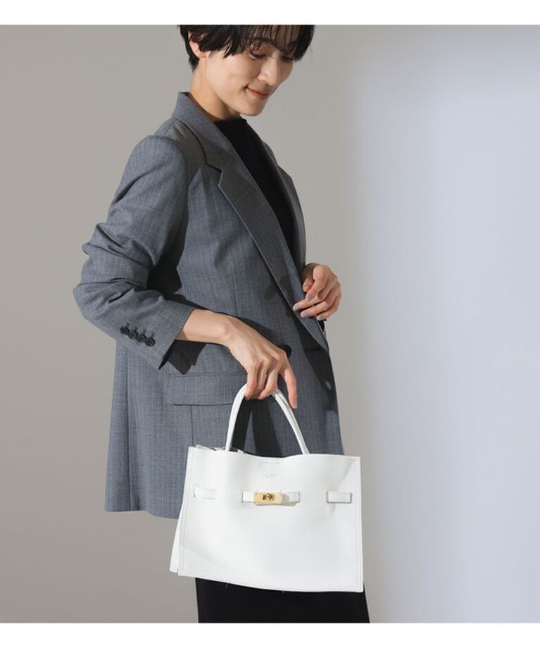 Demi-Luxe BEAMS 「VIOLAd’ORO / TRERO シュリンク クロア トートバッグ」|トートバッグ|別注WHITE×GREY