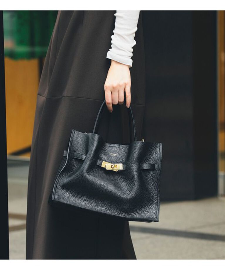 Demi-Luxe BEAMS 「VIOLAd’ORO / TRERO シュリンク クロア トートバッグ」|トートバッグ|別注BLACK×BLACK