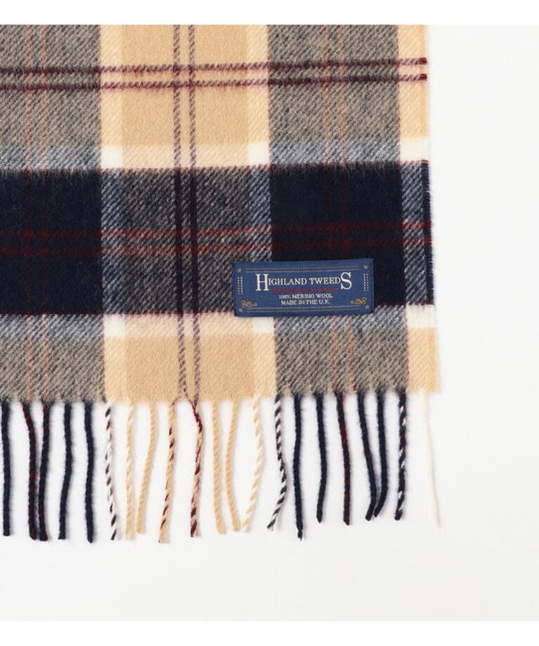 BEAMSBOY「HIGHLAND TWEEDS / チェック ストール 小」|マフラー|