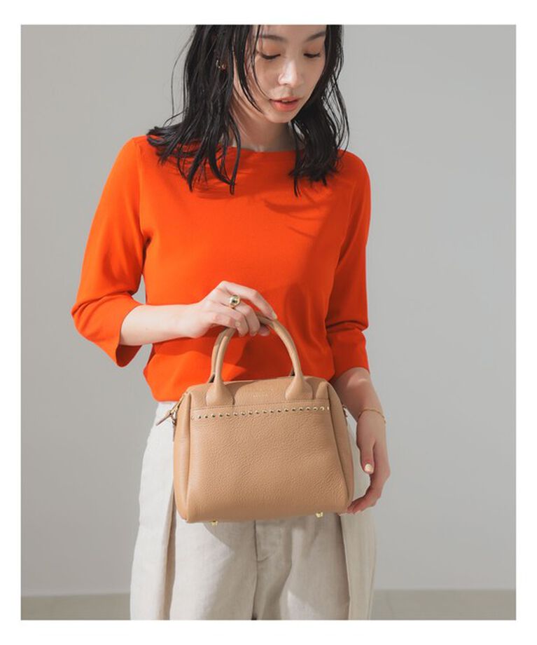 Demi-Luxe BEAMS 「CHRISTIAN VILLA / 別注 スタッズ ボストンバッグ」|トートバッグ|