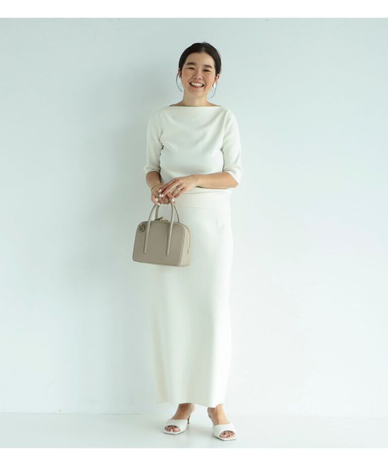 Demi-Luxe BEAMS 「シンプル ボートネックニット .M」|ニット・セーター|