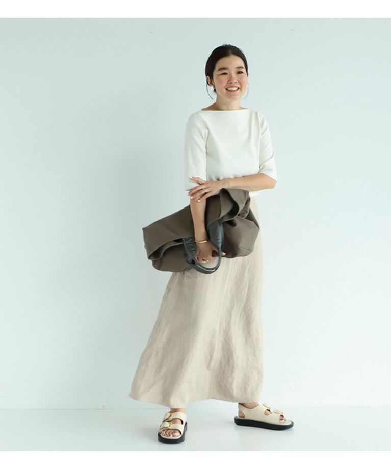 Demi-Luxe BEAMS 「シンプル ボートネックニット .M」|ニット・セーター|