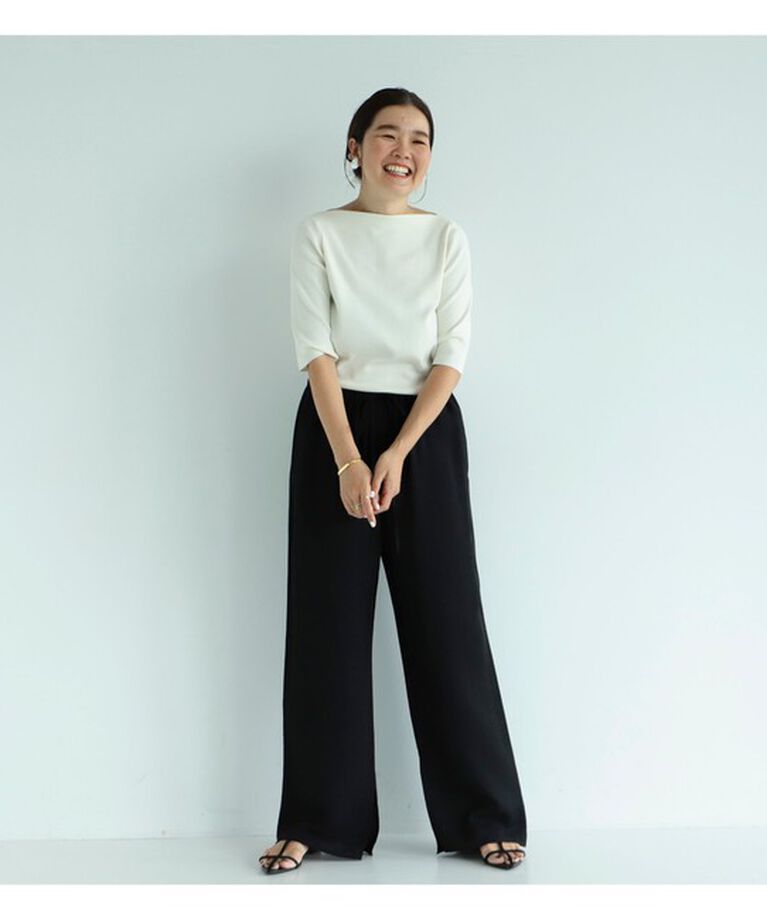 Demi-Luxe BEAMS 「シンプル ボートネックニット .M」|ニット・セーター|