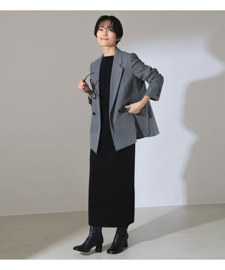 Demi-Luxe BEAMS 「2ボタン ダブルブレスト ジャケット」|テーラードジャケット|